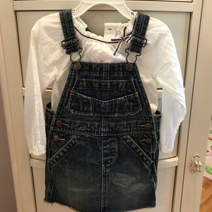 NWOT toddler denim overalls